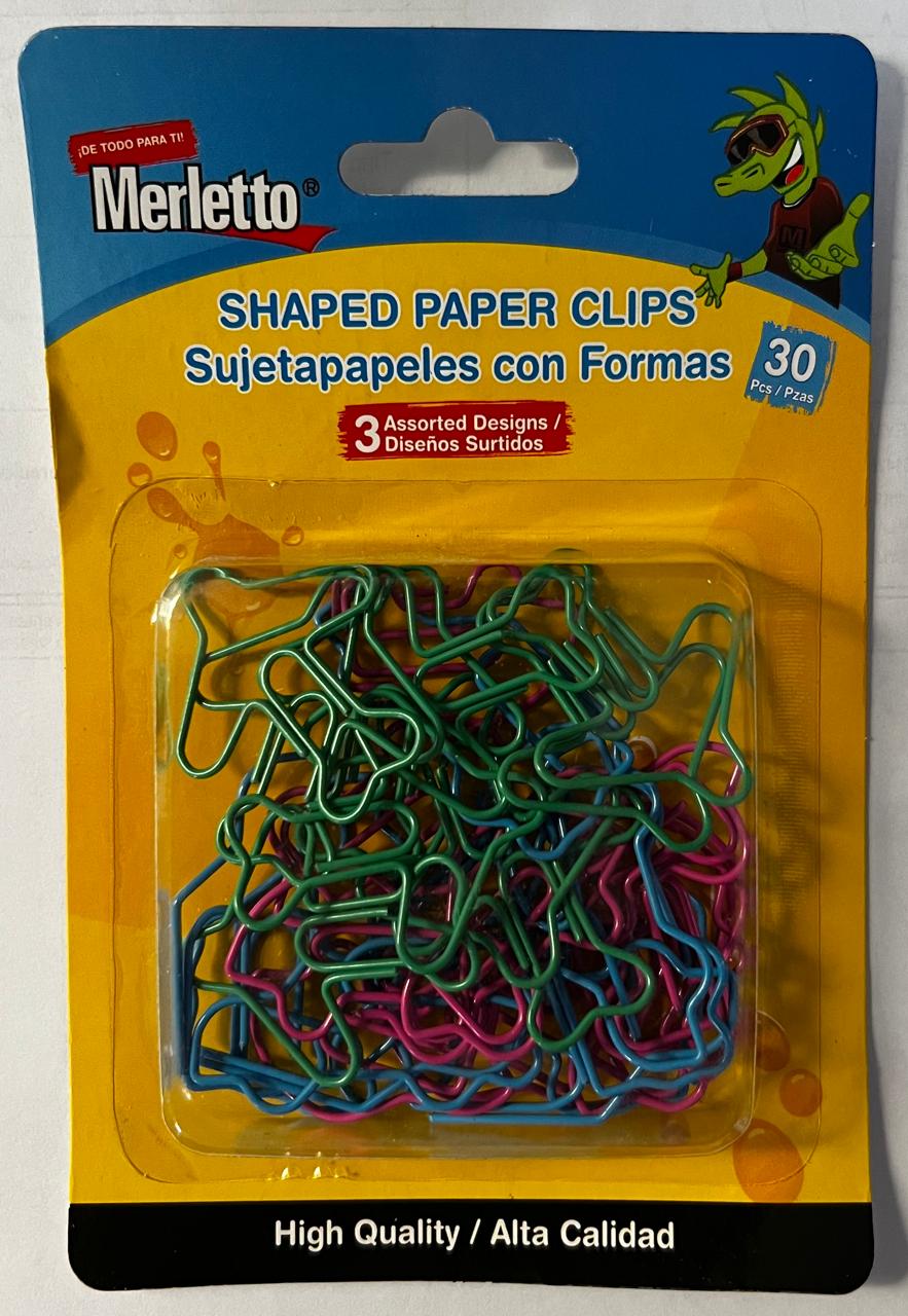 CLIPS DE FORMAS 30PC BLISTER MTO
