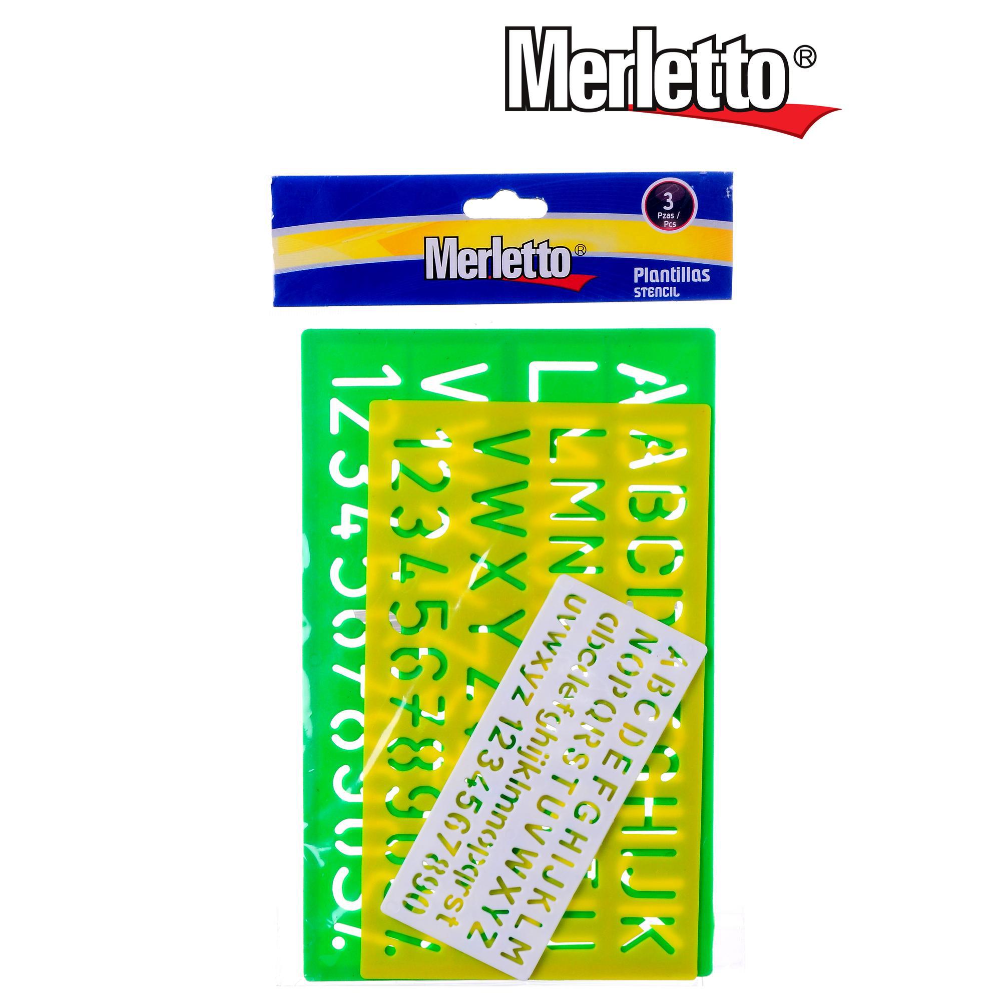 PLANTILLA DE LETRAS 3 PIEZAS  MTO