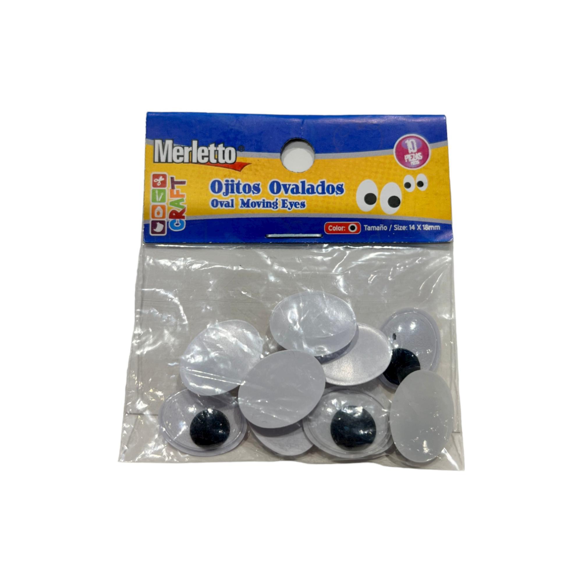 OJOS MOVILES OVAL 10PC