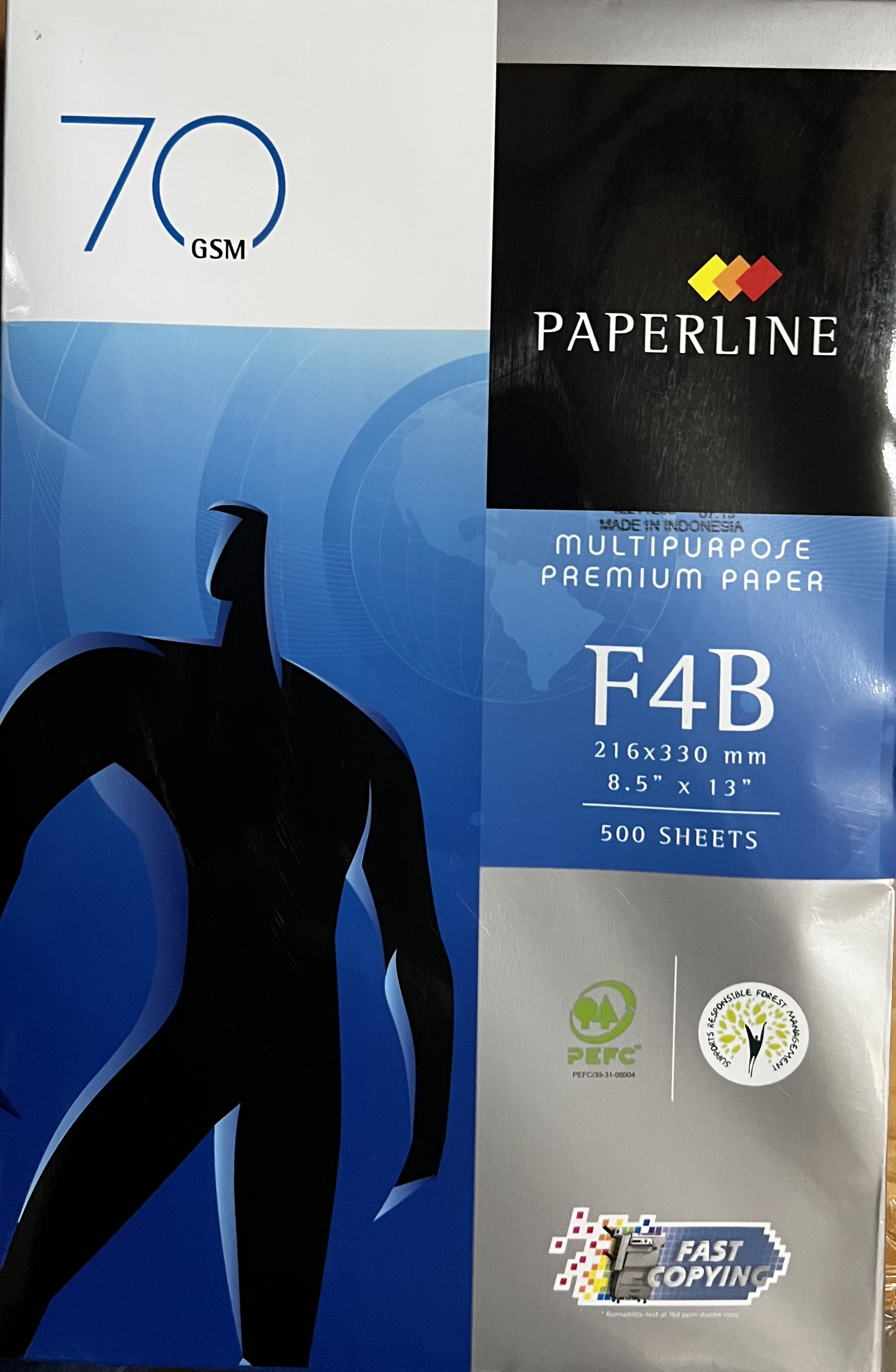 PAPEL BOND T/OFICIO PAPERLINE FOTOC RESMAS